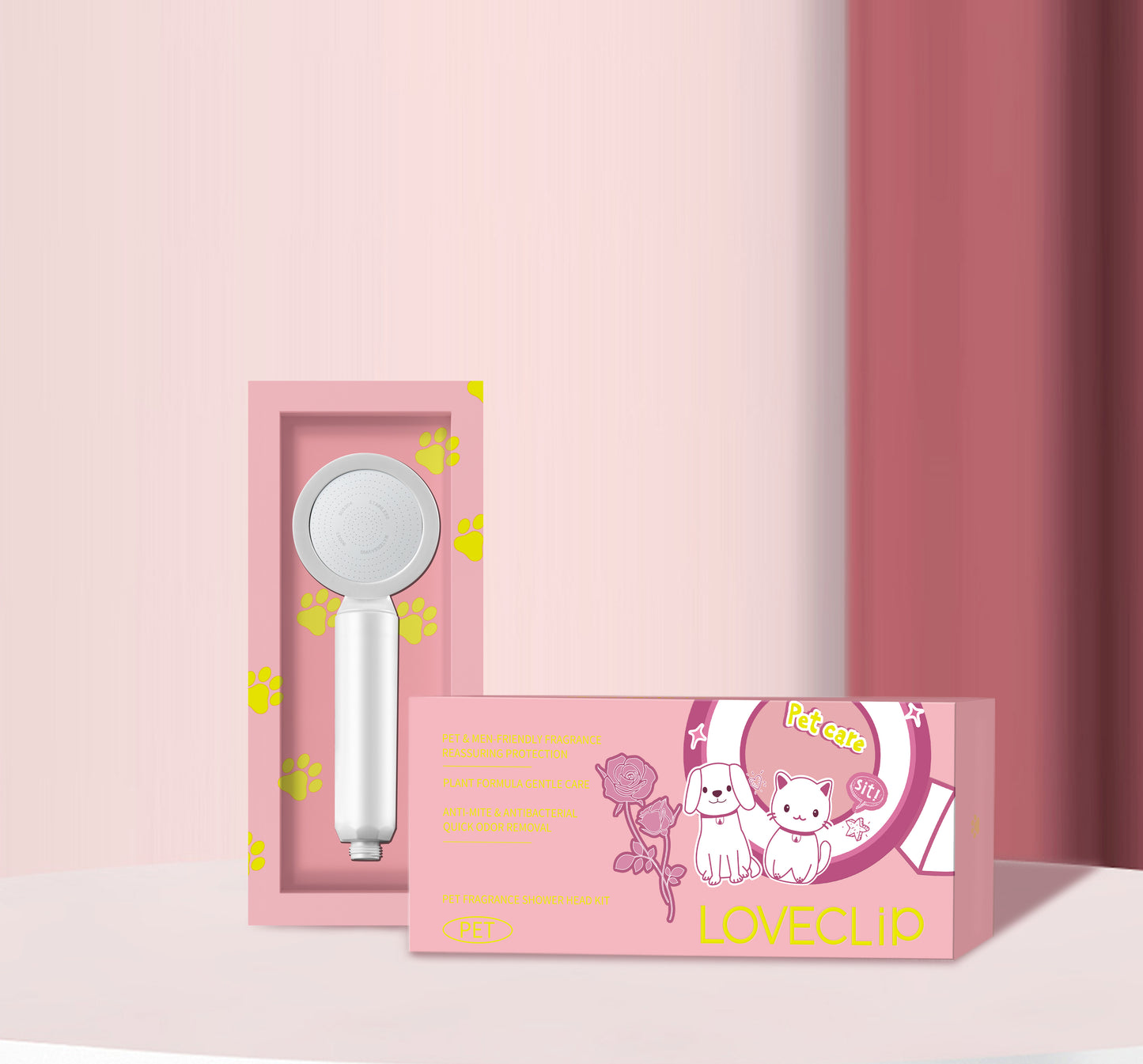 Loveclip Generation 2.0 Fragrance Showerhead For PETS OEM&ODM ONLY! (MOQ 100pcs)