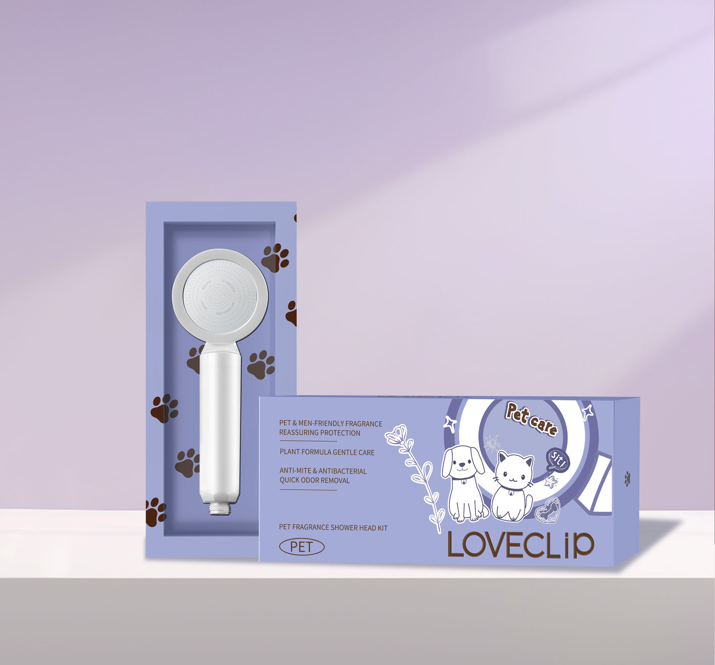 Loveclip Generation 2.0 Fragrance Showerhead For PETS OEM&ODM ONLY! (MOQ 100pcs)