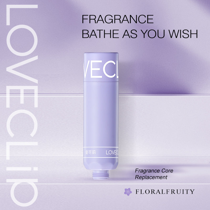 Loveclip Innovative Fragrance Shower System,Replaceable fragrance filter 3 Fragrance