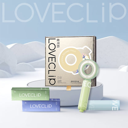 Loveclip Innovative Fragrance Shower Head Set (1* Space Ring Shower Head and 3* Different Fragrance )