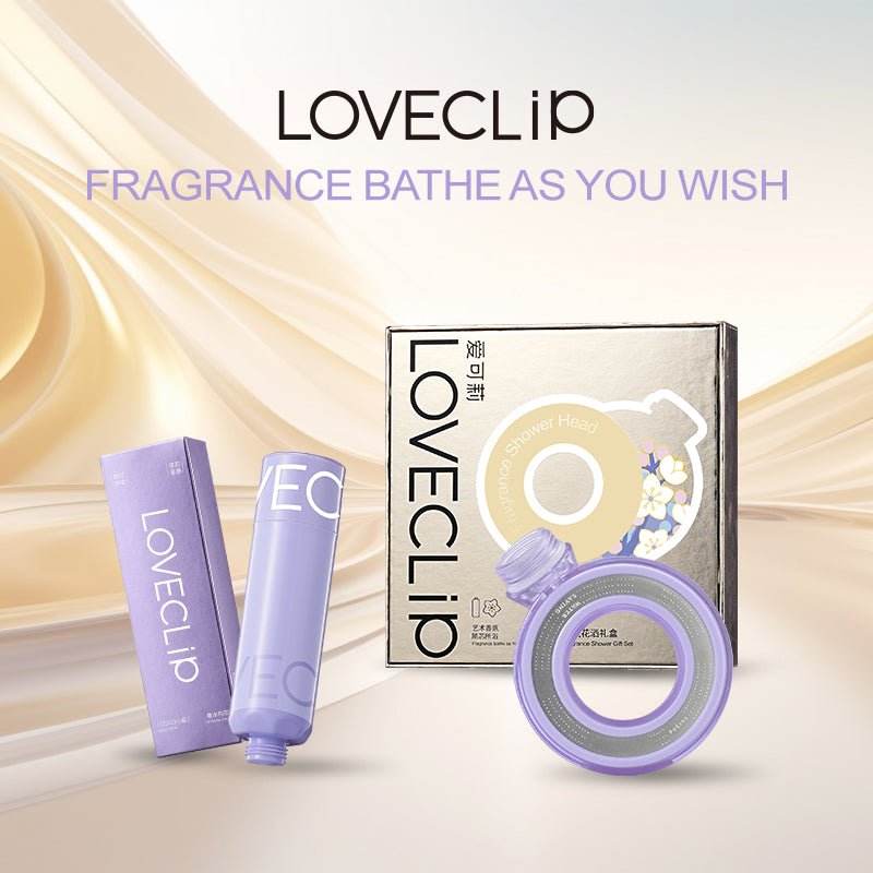 Loveclip Innovative Fragrance Shower Head Set (1* Space Ring Shower Head and 3* Different Fragrance )