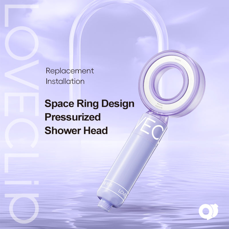 Loveclip Innovative Fragrance Shower Head Set (1* Space Ring Shower Head and 3* Different Fragrance )