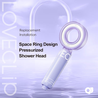 Loveclip Innovative Fragrance Shower Head Set (1* Space Ring Shower Head and 3* Different Fragrance )