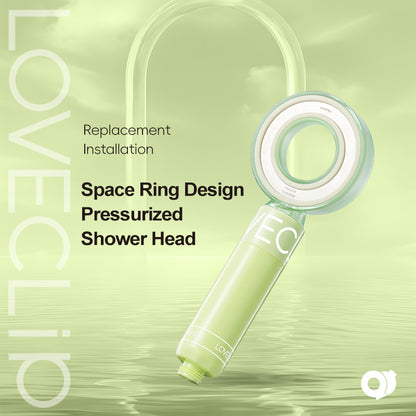 Loveclip Innovative Fragrance Shower Head Set (1* Space Ring Shower Head and 3* Different Fragrance )